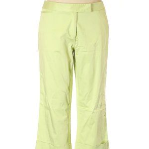 Lane Bryant smooth light green capri pants sz 16